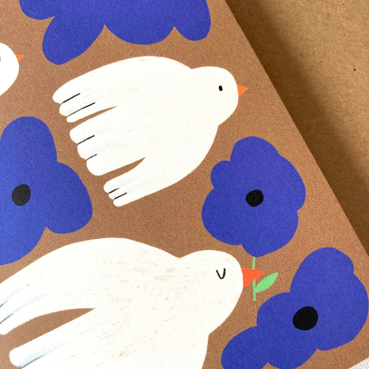 A6 'Vrije vogels' wenskaart