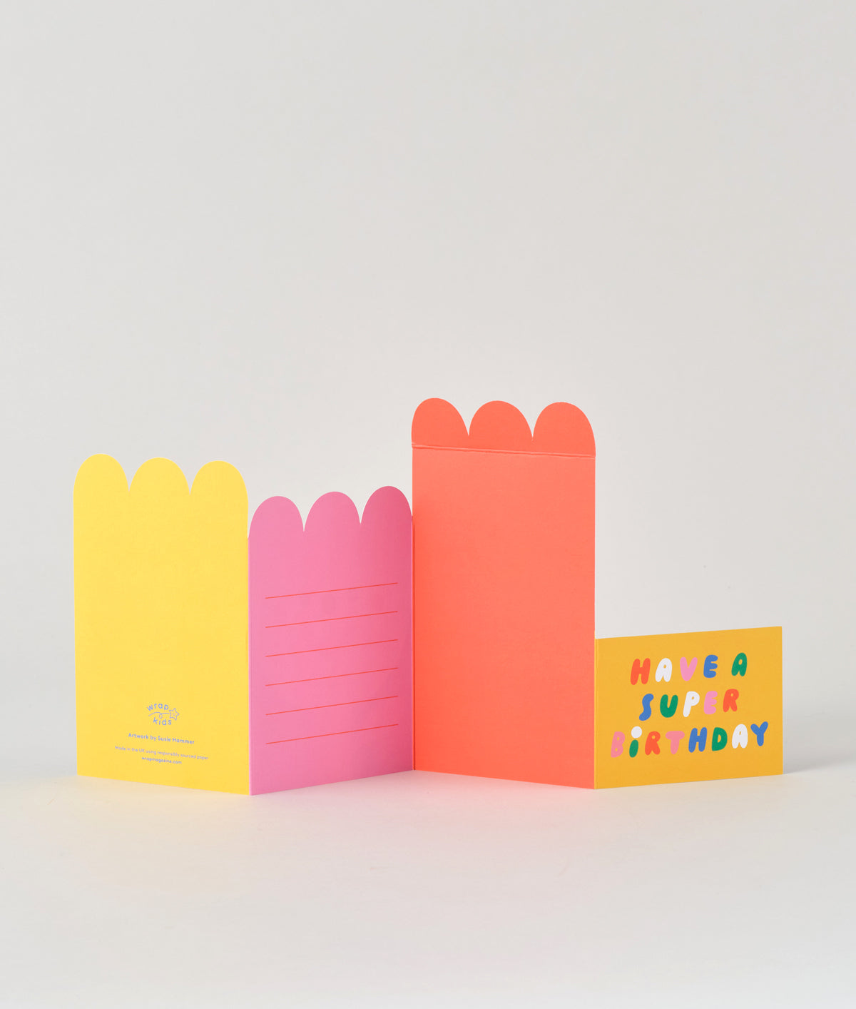 Bloemetjes uitvouwkaart