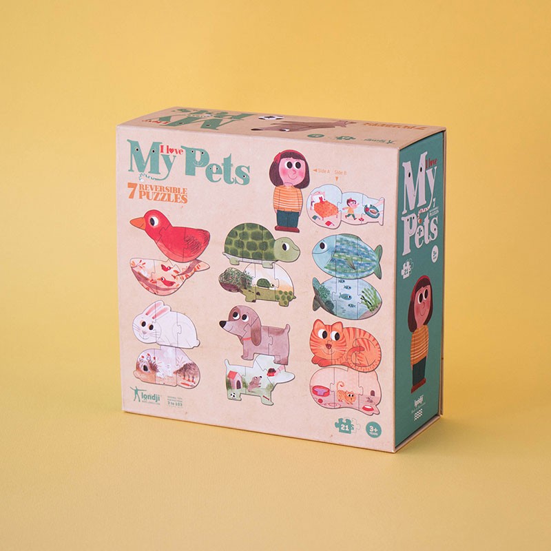 Londji 'Ik hou van mij dieren' puzzel