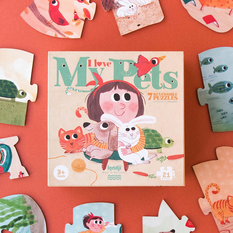 Londji 'Ik hou van mij dieren' puzzel