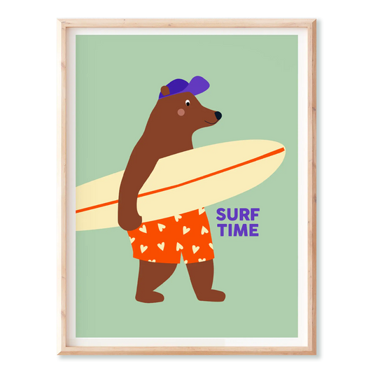 Ma petite vie 'Surftime' print
