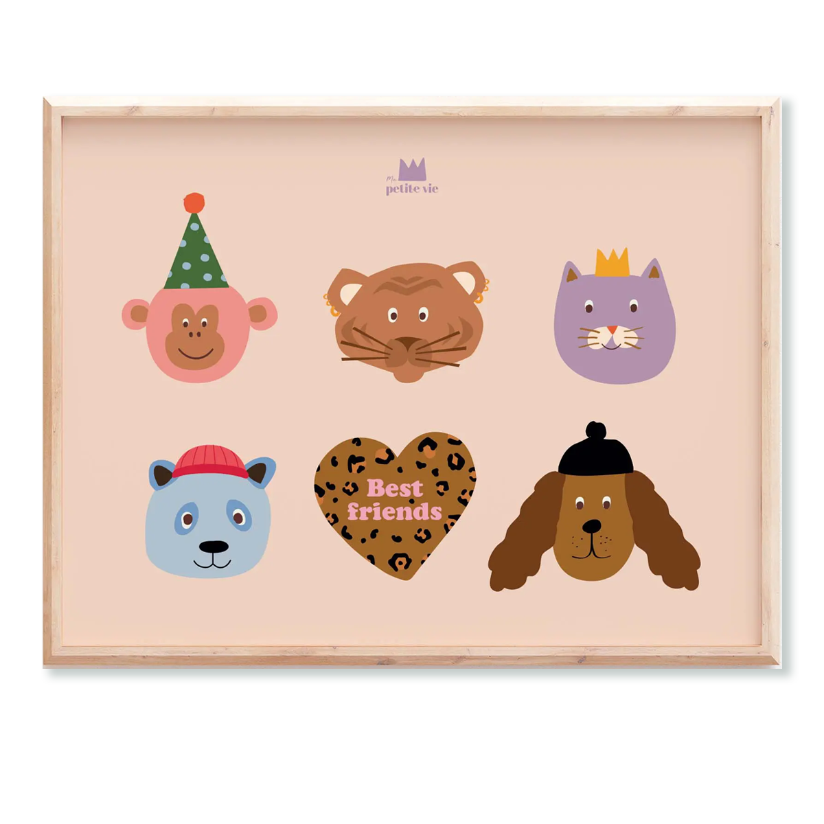 Ma petite vie 'Best friends' print