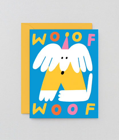 Woof woof wenskaart