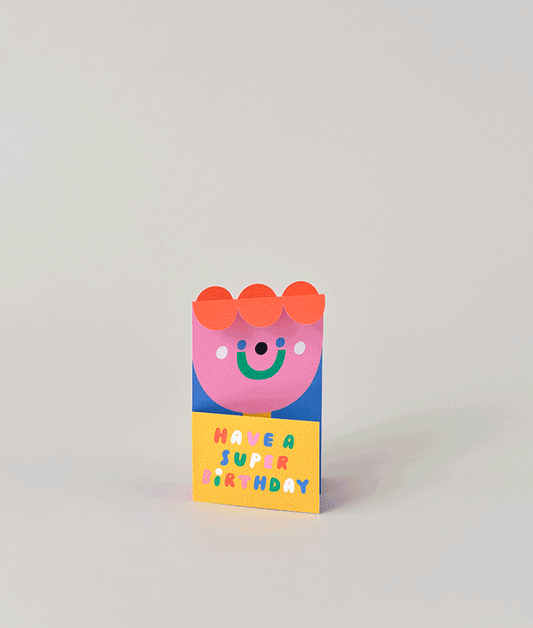 Bloemetjes uitvouwkaart