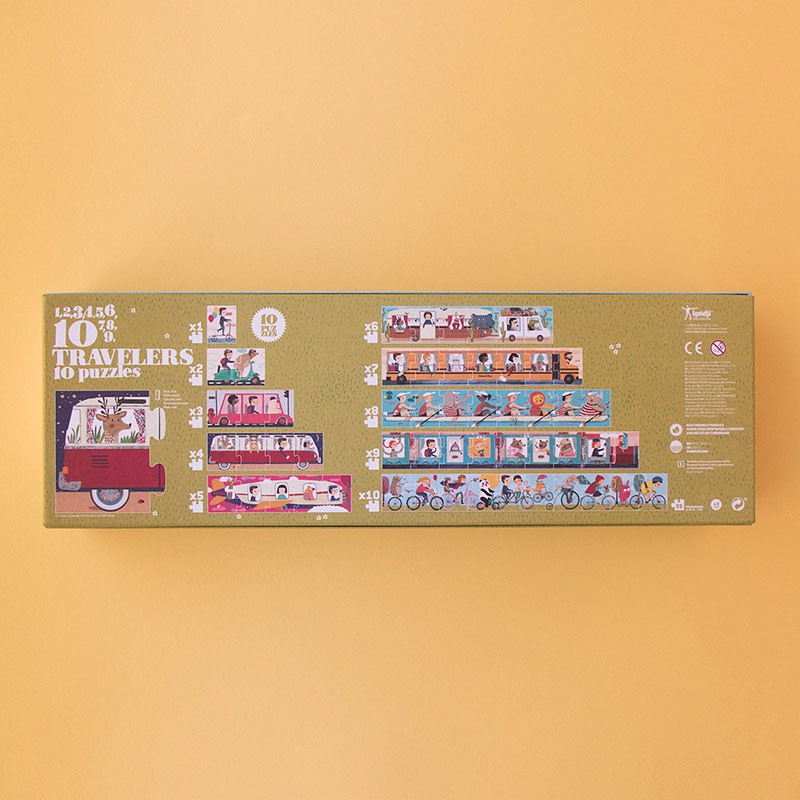 Londji '10 Reizigers' puzzel