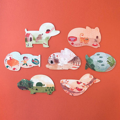 Londji 'Ik hou van mij dieren' puzzel