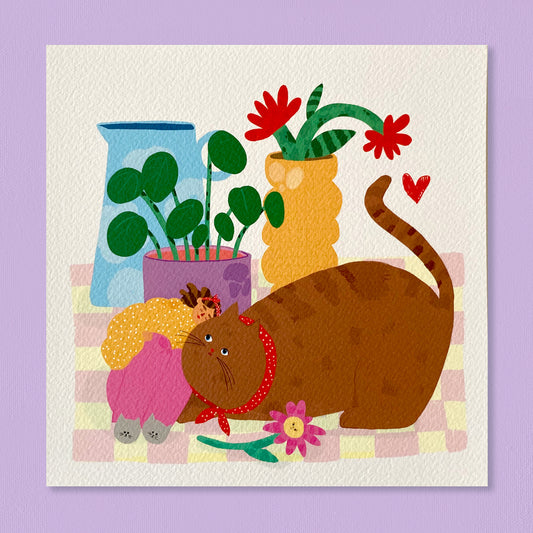 Print knuffelpoes