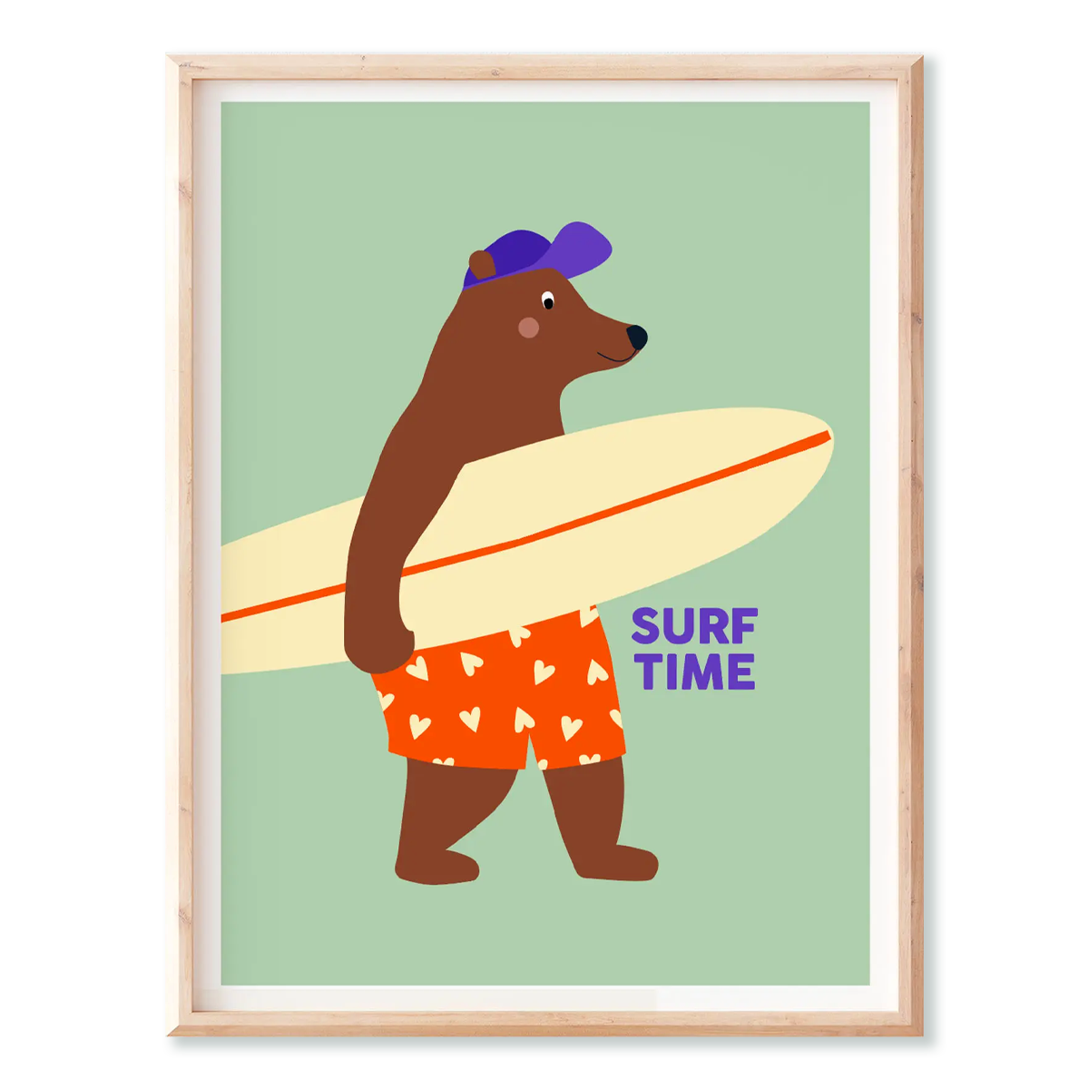 Ma petite vie 'Surftime' print