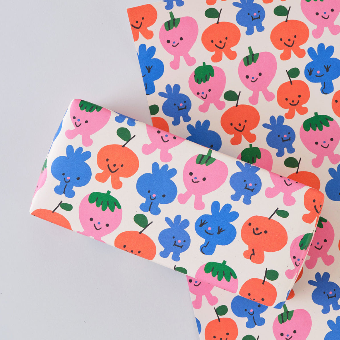 Wrap 'verjaardag fruitjes' inpakpapier