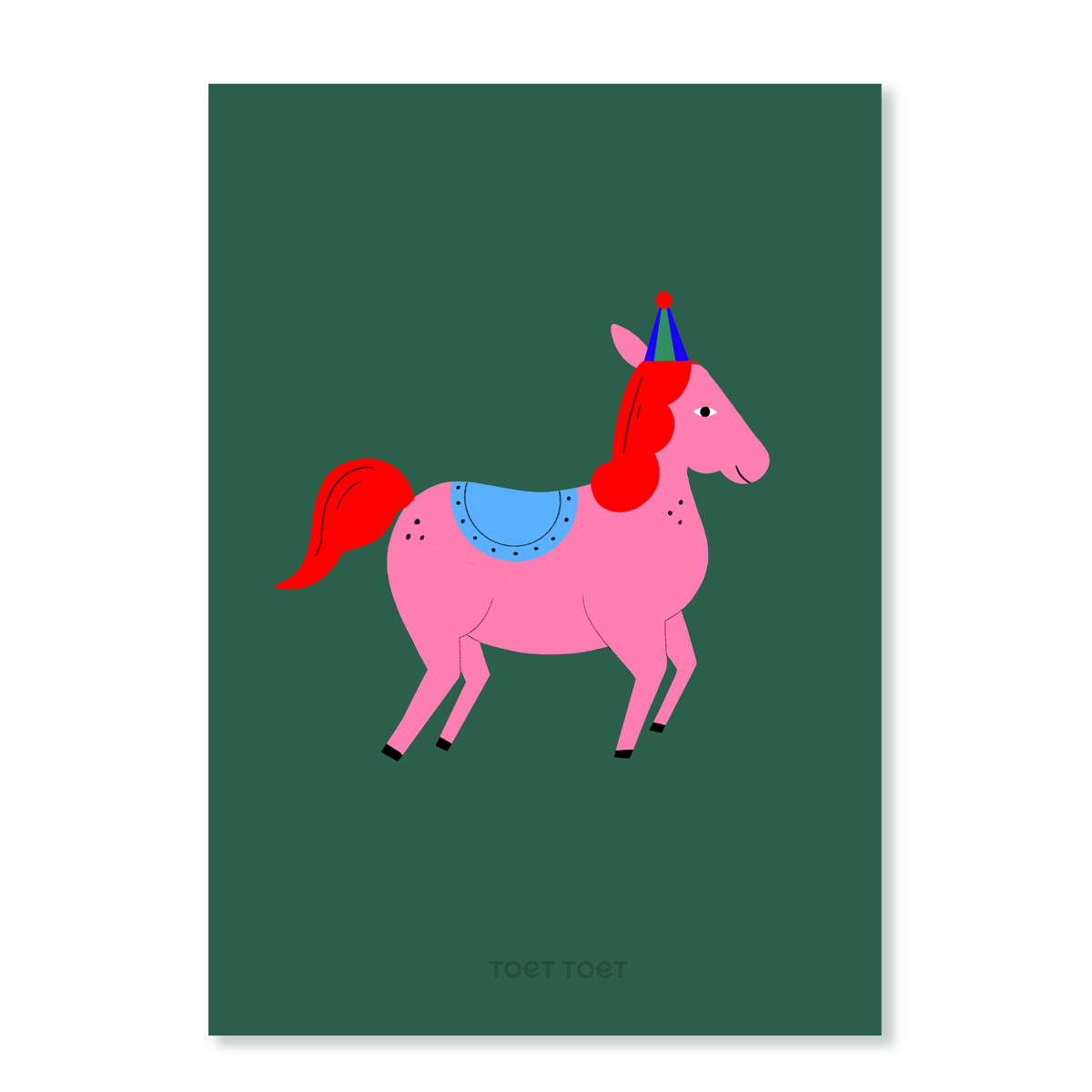 Hop paardje hop A4 print