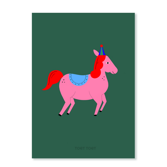 Hop paardje hop A4 print